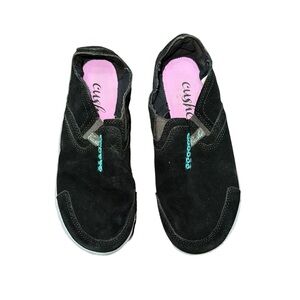 Cushe Women’s Slip On Shoes Size 7 Black Suede Comfort Casual